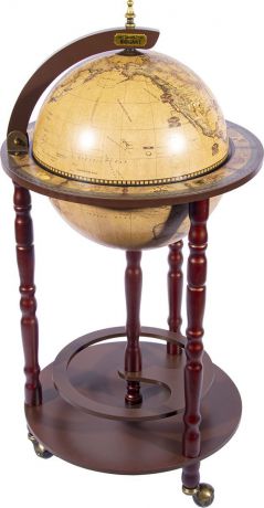 Глобус-бар напольный Brigant, 47223, коричневый, диаметр 33 см