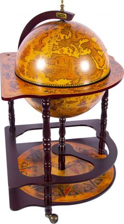 Глобус-бар напольный Brigant, 47219, коричневый, диаметр 42 см