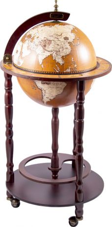 Глобус-бар напольный Brigant, 47092, коричневый, диаметр 33 см