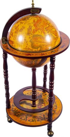 Глобус-бар напольный Brigant, 47099, коричневый, диаметр 33 см
