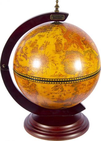 Глобус-бар настольный Brigant, 47098, коричневый, диаметр 33 см