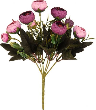 Искуственный цветок Вещицы "Ранункулюс", B-YI-28, фиолетовый, 28 см