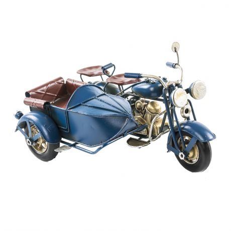 Декоративный "Мотоцикл с коляской " 21х14х13 см, Металл