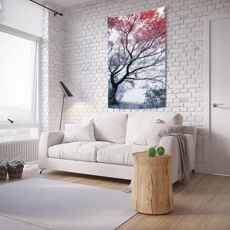 Панно JoyArty "Дорога в древнем лесу", на стену, с фотопринтом, tp_4852, 100 x 150 см