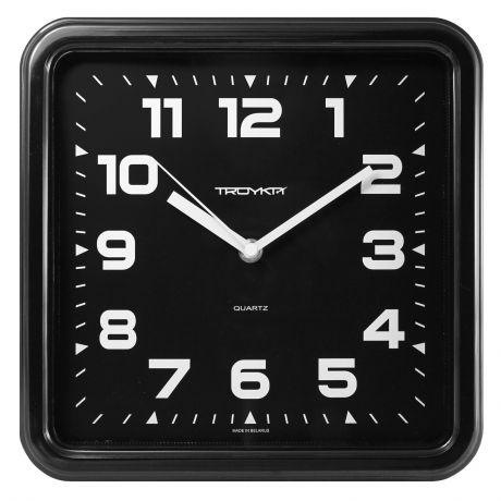 Настенные часы Troyka черный