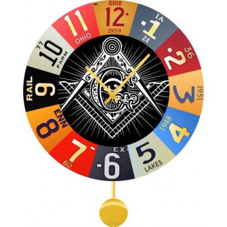 Настенные часы Kitch Clock 6012943