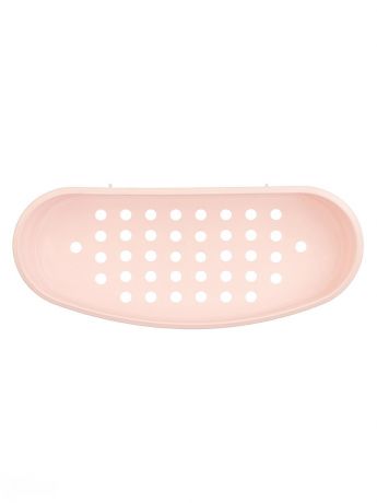 Полка для ванной комнаты Migliores Для банных принадлежностей на присосках, розовый