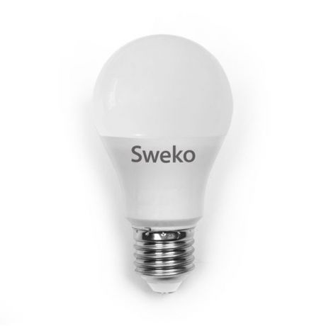 Лампочка Sweko 42LED-A60-10W-230-6500K-E27-P, 10 штук, Дневной свет 10 Вт, Светодиодная