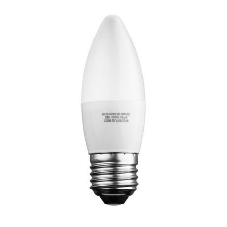Лампочка Sweko 42LED-C35-5W-230-4000K-E27, Холодный свет 5 Вт, Светодиодная