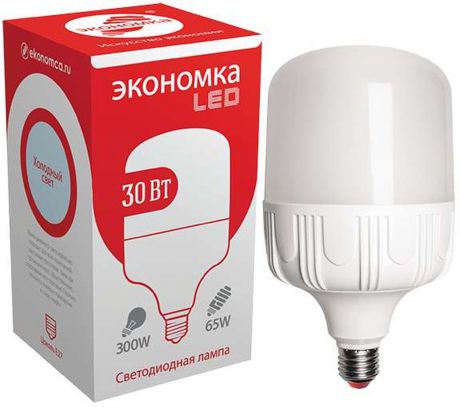 Лампочка Экономка LED для бизнеса, Холодный свет 30 Вт, Светодиодная