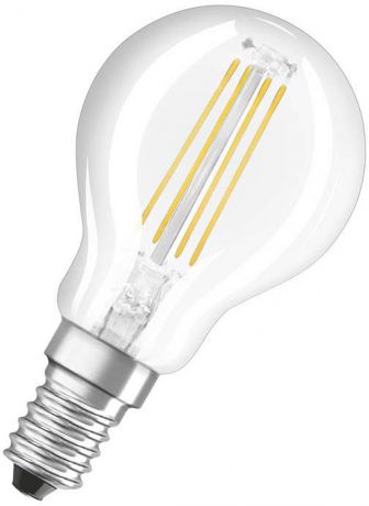 Лампочка Ledvance Osram светодиодная LED Star Classic P 40, Теплый свет 4 Вт, Светодиодная