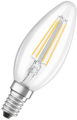 Лампочка Ledvance Osram светодиодная LED Star Classic B 40, Теплый свет 4 Вт, Светодиодная