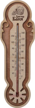 Термометр для бани и сауны Доктор Баня "Узор"