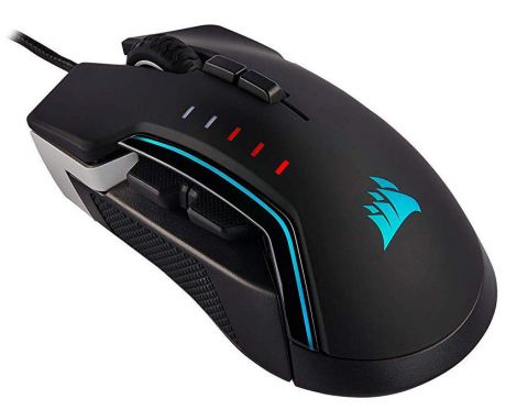 Игровая мышь Corsair Gaming GLAIVE RGB PRO, Comfort FPS/MOBA Gaming Mouse Grips, Aluminum