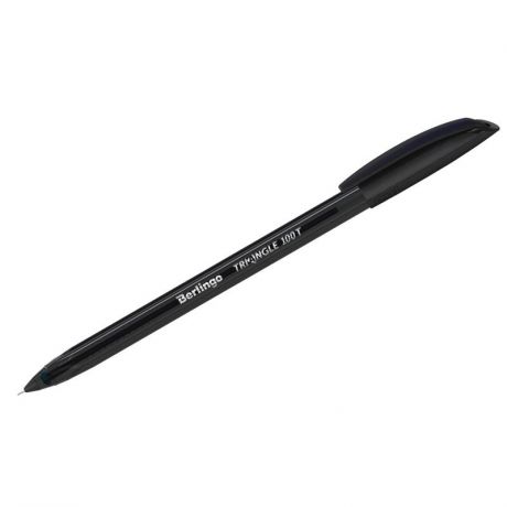 Ручка шариковая Berlingo Triangle 100T, цвет чернил черный, 30 шт