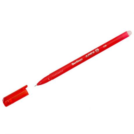 Ручка гелевая стираемая Berlingo Apex E, цвет чернил красный, 20 шт