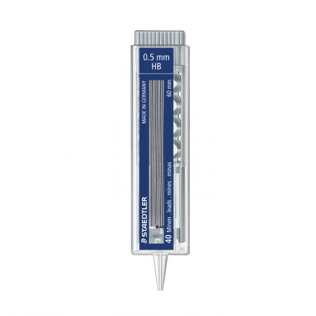 Грифель для карандаша STAEDTLER Mars micro 0,5 HB, серый