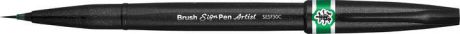 Кисть Pentel Brush Sign Pen Artist Ultra-Fine, PSESF30C-D, зеленый