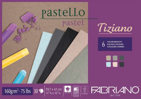 Fabriano Альбом для пастели Tiziano 6 цветов 30 листов 46229742