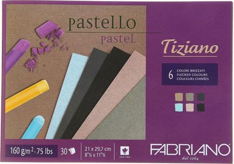 Fabriano Альбом для пастели Tiziano 6 цветов 30 листов 46221297