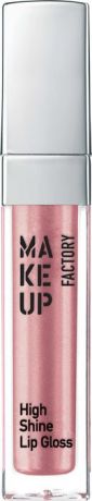 Блеск для губ Make Up Factory High Shine Lip Gloss, с эффектом влажных губ, тон №20, 6,5 мл