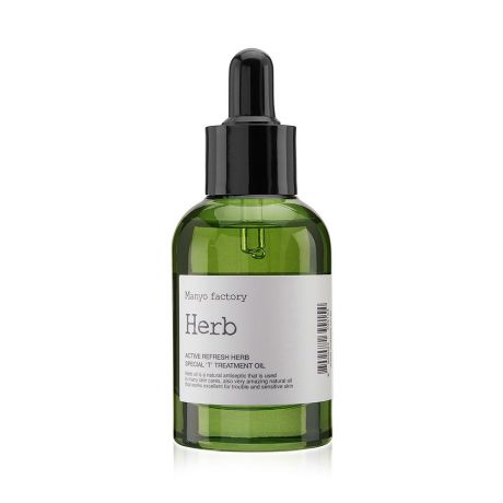 Лечебное масло для проблемной кожи лица на травах Manyo Factory Active Refresh Herb Special T Treatment Oil, 40 мл