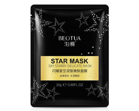 BEOTUA Тонизирующая маска для лица с экстрактом портулака "Звездная маска", 25 гр.
