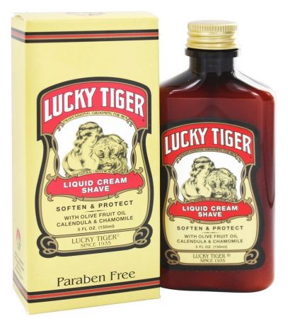 Жидкий крем для бритья Lucky Tiger Premium Shaving Cream 150 мл