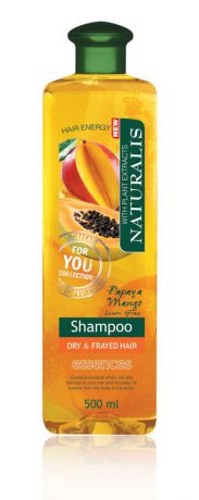Шампунь для волос Naturalis "Манго и папайя" 500мл