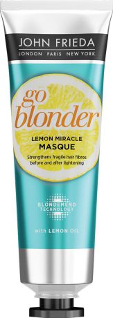 Маска John Frieda Go Blonder Lemon Miracle, укрепляющая, для ослабленных волос, 100 мл