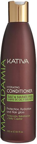 Kativa Интенсивно увлажняющий кондиционер для нормальных и поврежденных волос MACADAMIA, 250мл
