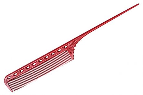 Расчёска Y.S.PARK с хвостиком красная YS-101 red