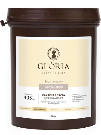 Сахарная паста для депиляции ультра-мягкая, GLORIA, 1.6 кг