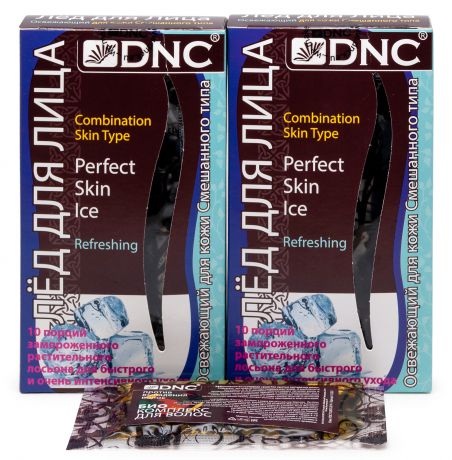 Набор: DNC Лед для лица освежающий 10*10 мл*2 + Масло для волос 15 мл