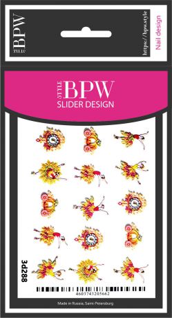 Слайдер-дизайн 3D Балерины осень, BPW.style, 3d288