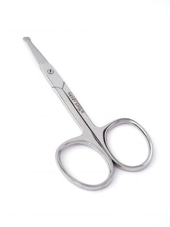 Ножницы маникюрные Silver Star для ногтей (22 мм), прямые лезвия, безопасные, глянцевое покрытие, серия Classic, модель HCC 13