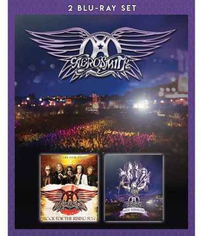"Aerosmith" Aerosmith. Rock For The Rising Sun/ Rocks Donington (2 Blu-ray)
