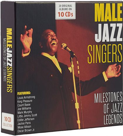 Луи Армстронг,Джимми Рашинг Milestones Of Jazz Legends. Male Jazz Singers (10 CD)