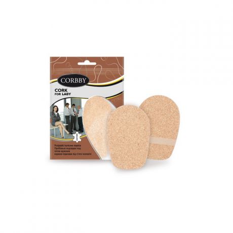 Подпяточники Corbby Cork for lady, пробковые, безразмерные