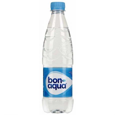 Вода Bonaqua чистая питьевая негазированная, 0,5л, упаковка 24шт
