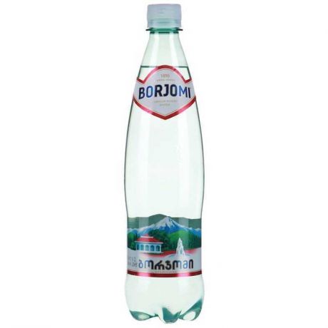 Вода Borjomi минеральная природная газированная, пэт, 0,75л упаковка 6шт