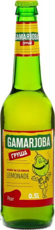 Газированный напиток Gamarjoba Лимонад груша, 500 мл