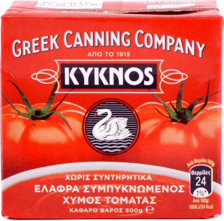 Сок томатный Delphi Kyknos, слабо концентрированный, 500 мл