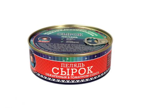 Рыбные консервы ТМ Ямалик "Сырок обжаренный в томатном соусе" 240г.