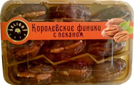 Сухофрукты Delight Season Финики королевские, с начинкой из пекана, 150 г