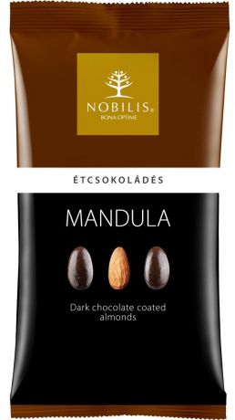 Миндаль в темном шоколаде, NOBILIS ZRT, 100г