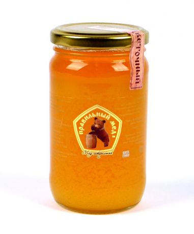 Мед натуральный "Цветочный" 500 гр Правильный мёд