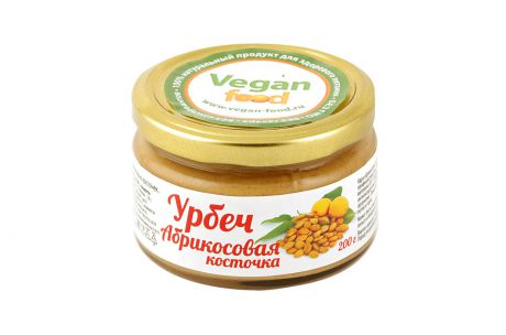 Урбеч Vegan food из ядер абрикосовых косточек, 200 г