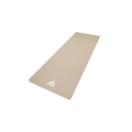 Коврик (мат) для йоги Adidas, цвет Светло-серый