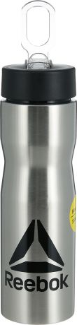 Спортивная бутылка Reebok Water Bottle Metal, FI2404, серый, 750 мл